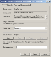 IMAPI CD-Burning COM Service